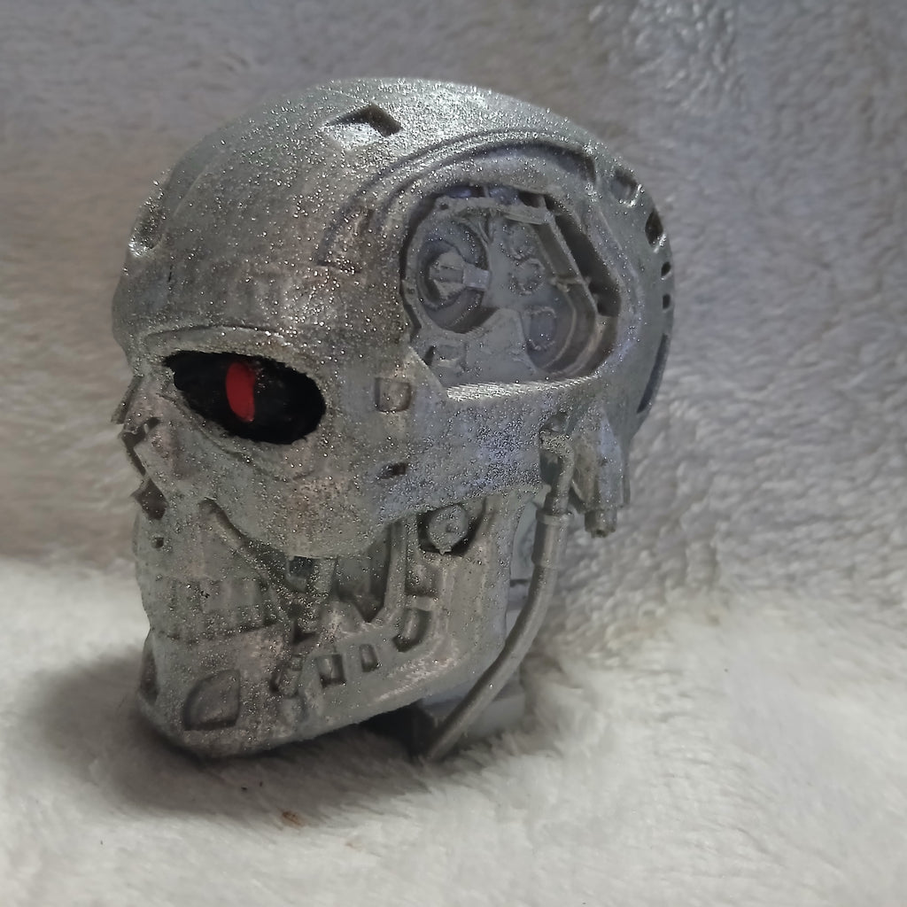 T-800 Skull 3D Printed Replica