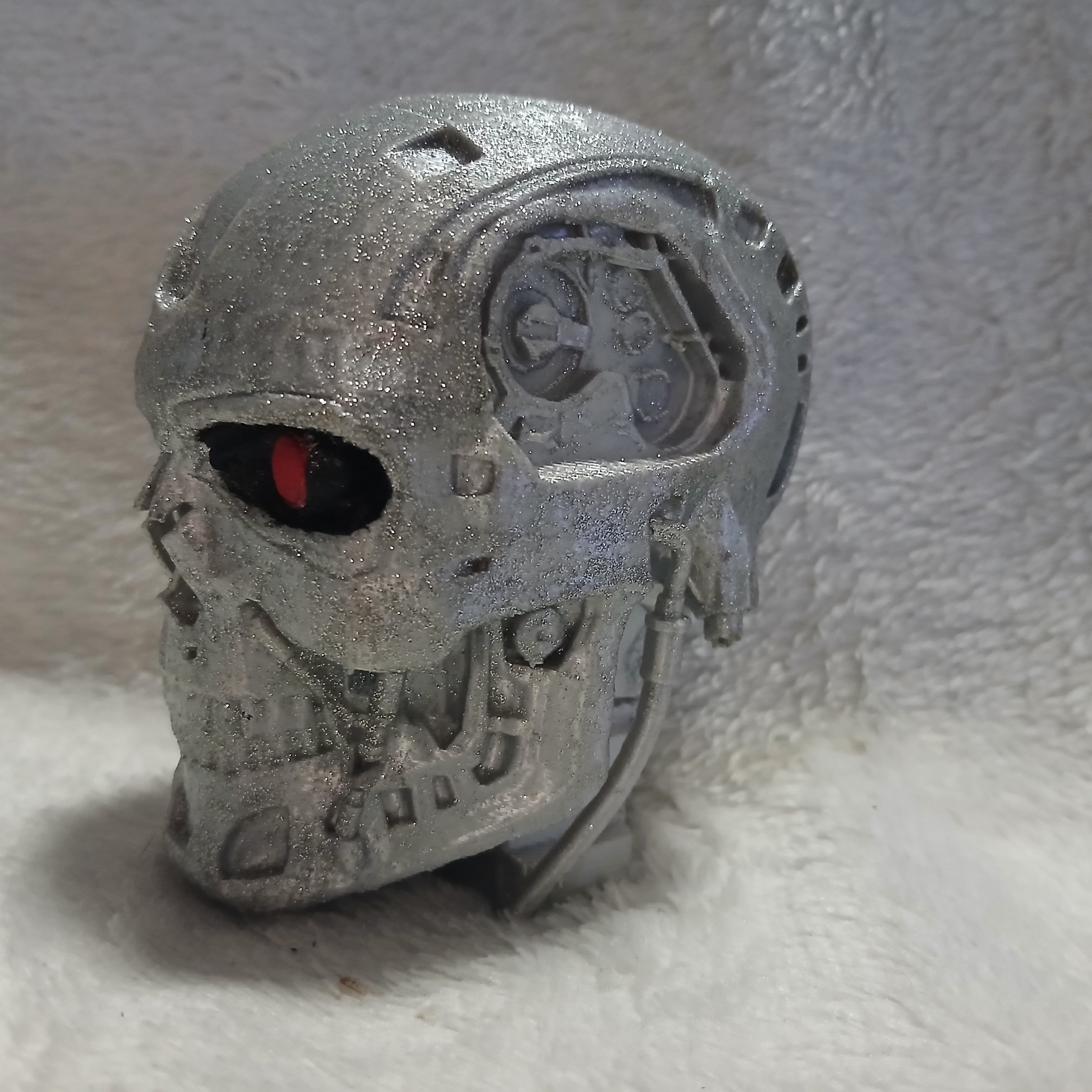 T-800 Skull 3D Printed Replica