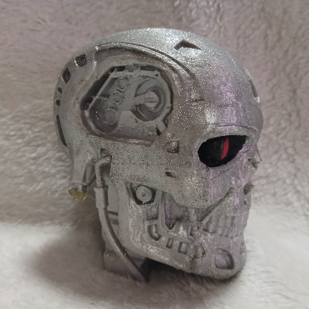 T-800 Skull 3D Printed Replica